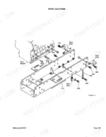 kubota-b7800hsd-tractor-parts-catalog-chassis-parts-215.webp Kubota B7800HSD exploded view diagram of the front axle frame assembly, including mounting brackets and hardware.