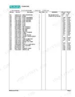 Kubota B8200DP parts list for crankcase showing reference numbers, part numbers, descriptions, quantities, and weights.