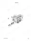 Kubota B8200HST-DP crankcase exploded view diagram showing engine block, oil pump, and related components.