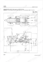 kubota-b8200hst-tractor-workshop-manual-9y011-11003-procedures-14.webp Kubota B8200HST 4WD tractor dimensional diagram showing side and top views with tire specifications.