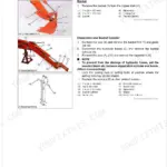 Kubota BH70 backhoe disassembly procedure for bucket, dipperstick, and bucket cylinder with component diagrams.