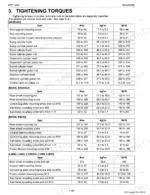 kubota-bh77-backhoe-workshop-manual-9y121-05440-torque-50.webp Kubota BH77 tightening torque specifications table for cylinders, sub frames, and wheel mounting hardware by model.