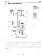 kubota-bx1500-tractor-workshop-manual-97897-13060-exploded-view-61.webp Kubota BX1500 engine lubricating system diagram showing oil pump, filter, crankshaft, and component parts list.