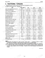 kubota-bx1500-tractor-workshop-manual-97897-13060-torque-75.webp Kubota BX1500 engine tightening torque specifications table for screws, nuts, cylinder head, and nozzle holder components.