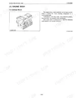 kubota-bx1800-bx2200-tractor-shop-manual-12460-exploded-view-57.webp Kubota BX1800, BX2200 engine cylinder block diagram and technical description of tunnel-type block design.