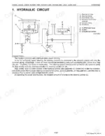 Kubota BX1860, BX2360, BX2660, RCK48-18BX, RCK54-23BX, RCK60B-23BX, RCK48P-18BX, RCK54P-23BX, LA203, LA243 steering hydraulic circuit diagram.