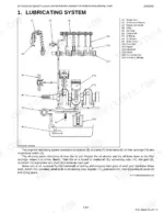Kubota BX1870, BX2370, BX2670, RCK48-18BX, RCK54-23BX, RCK60B-23BX, RCK48P-18BX, RCK54P-23BX, RCK54D-26BX, RCK60D-26BX, LA203A, LA243A engine lubricating system diagram showing oil flow path and components.