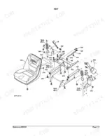 kubota-bx2230d-compact-tractor-parts-catalog-100k0782-cab-parts-230.webp Kubota BX2230D exploded view diagram of the operator seat assembly, including seat, springs, and mounting brackets.