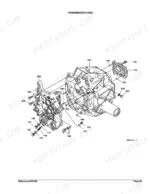 kubota-bx2230d-compact-tractor-parts-catalog-100k0782-drivetrain-parts-110.webp Kubota BX2230D exploded view diagram of the transmission case assembly with numbered component parts.