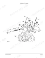 kubota-bx2230d-compact-tractor-parts-catalog-100k0782-hydraulic-parts-194.webp Kubota BX2230D exploded view diagram of the hydraulic cylinder assembly and internal components.