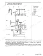kubota-bx24-to-rck60b-tractor-front-loader-backhoe-rotary-mower-workshop-manual-97897-18200-exploded-view-62.webp Kubota BX24, LA240, BT601, RCK54, RCK54P, RCK60B engine lubricating system diagram showing oil flow path and components.