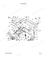 kubota-bx24d-compact-tractor-parts-catalog-11090-cab-parts-232.webp Kubota BX24D exploded view diagram of the seat support assembly, showing springs, brackets, and mounting hardware.