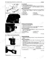 kubota-bx25-to-bt601-tractor-rotary-mower-front-loader-backhoe-service-manual-exploded-view-105.webp Kubota BX25, RCK54(P)-23BX, RCK60B-23BX, LA240, BT601 engine service procedures for fuel camshaft, oil pump, and connecting rod.