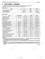 kubota-bx25-to-bt601-tractor-rotary-mower-front-loader-backhoe-service-manual-torque-80.webp Kubota BX25, RCK54(P)-23BX, RCK60B-23BX, LA240, BT601 engine tightening torque specification tables for tractor and engine.