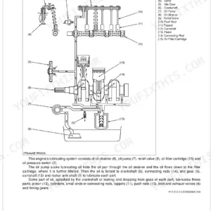 Kubota BX25DLB-AU, LA240A AU-SG, BT602 engine lubricating system diagram showing oil flow path and component labels.