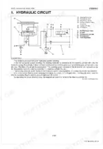 kubota-bx25dlb-au-to-bt602-tractor-front-loader-backhoe-shop-manual-9y111-11322-hydraulic-232.webp Kubota BX25DLB-AU, LA240A AU-SG, BT602 steering hydraulic circuit diagram, flow priority valve, and pump components.