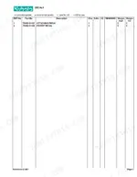 kubota-bx2751-tractor-component-parts-catalog-100z0239-parts-list-4.webp Kubota BX2751 parts list table for decals, including attaching decal 70060-01437 and patent decal 70060-01438.