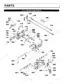 Kubota BX2810, BX2811 exploded view diagram of the hitch and subframe assembly with numbered parts list.