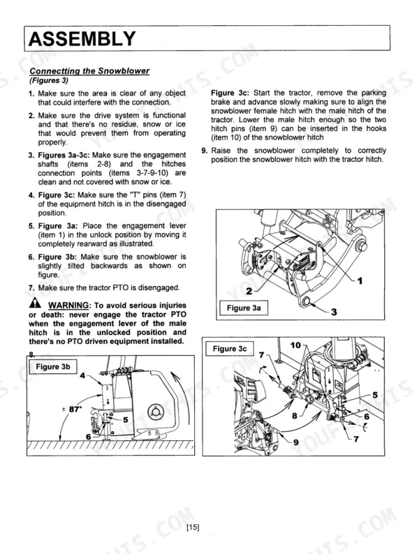 Kubota BX2816 operator manual page 16 procedures section