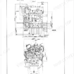 Kubota D1005-BG, D1105-BG, D1403-BG, D1703-BG, D3502-BG, D905-BG, F2803-BG, V1205-BG, V1305-BG, V1505-BG, V1903-BG, V2003-T-BG, V2203-BG, V3300-BG, V3300-T-BG, V4702-BG engine dimension diagrams for D905-BG, D1005-BG, and D1105-BG models.