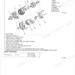 Kubota D1005-E3B D1105-E3B D1305-E3B V1505-E3B engine exploded view assembly diagram page 98