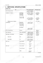 kubota-d1005-e3b-to-v1505-t-e3b-diesel-engine-shop-manual-9y111-00122-specs-57.webp Kubota D1005-E3B D1105-E3B V1505-E3B engine specifications table with technical data