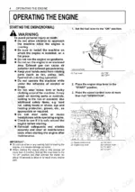 kubota-d1005-e4-to-v1505-e4-diesel-engine-operator-manual-1k517-8916-1-procedures-14.webp Kubota D1005-E4, D1105-E4, D1305-E4, V1505-E4 engine starting procedure, fuel lever, and speed control lever diagrams.