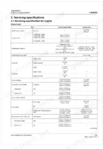 Kubota D1005-E4B D1105-E4B D1305-E4B V1505-E4B engine clearances specifications table workshop manual