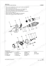 Kubota D1005-E4B D1105-E4B D1305-E4B V1505-E4B engine component exploded view assembly diagram page 121