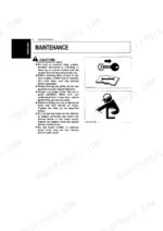 kubota-d1503-m-e-to-v2403-m-e-diesel-engine-operator-manual-1g932-8916-5-maintenance-18.webp Kubota D1503-M-E, D1703-M-E, D1803-M-E, V2003-M-E, V2203-M-E, V2003-M-T-E, V2403-M-E maintenance safety and caution procedures.