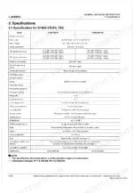 Kubota D1803-CR-E4, D1803-CR-TE4, D1803-CR-TIE4, V2403-CR-E4, V2403-CR-TE4, V2403-CR-TE4BG, V2403-CR-TIE4 engine specifications table.