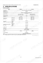 Kubota DM262-S, DM262-W, DH264-S, DH264-W, DM332-S, DM332-W specifications table for DH264-S and DH264-W mower models.