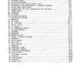Kubota EA300-E2-NB1, EA300-E2-NB1-APU, EL300-E2-AR, EL300-E2-AR-KCL workshop manual table of contents for engine systems.