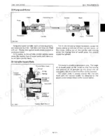 kubota-f2000-to-f2400-front-mower-workshop-manual-9789710284-troubleshooting-47.webp Kubota F2000, F2100, F2100E, F2400 transmission diagrams showing pump and motor operation and variable swash plate components.