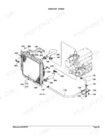 kubota-f2400-f2100-compact-tractor-parts-catalog-cooling-system-parts-91.webp Kubota F2400, F2100 exploded view diagram of the radiator assembly, hoses, and engine cooling system components.