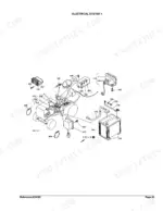 kubota-f2400-f2100-compact-tractor-parts-catalog-electrical-parts-99.webp Kubota F2400, F2100 electrical system exploded view showing battery, headlight, regulator, and wiring components.