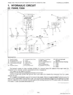Kubota F2690E, F2690, F3990, RCK60P-F39, RCK60R-F36, RCK72P-F39, RCK72R-F36 hydraulic circuit diagram and component list.