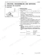 Kubota F2880, F2880E, F3680, RCK72P-F36, RCK72R-F36, RCK60P-F36, RCK60R-F36 engine compression pressure test procedure and specs