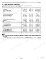 Kubota F2880, F2880E, F3680, RCK72P-F36, RCK72R-F36, RCK60P-F36, RCK60R-F36 engine tightening torque specifications table.