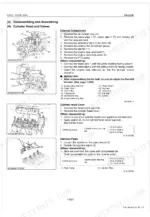 kubota-g21ld-g21hd-mower-workshop-manual-9y011-15092-procedures-94.webp Kubota G21LD, G21HD engine cylinder head, valves, external components, and injection pipe disassembly and torque specs.