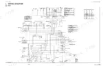 kubota-g23-g26-tractor-workshop-manual-9y111-02940-wiring-268.webp Kubota G23, G26 electrical system wiring diagram showing gauges, switches, fuses, and wire color codes.