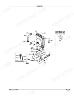 kubota-g4200h-tractor-parts-catalog-22010-cooling-parts-111.webp Kubota G4200H radiator exploded view diagram showing hoses, mounts, and hardware components for cooling system.