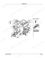 kubota-g4200h-tractor-parts-catalog-22010-engine-parts-5.webp Kubota G4200H crankcase exploded view diagram showing engine block, oil pump, and associated mounting hardware components.