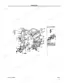 Kubota G4200H crankcase exploded view diagram showing engine block, oil pump, and associated mounting hardware components.