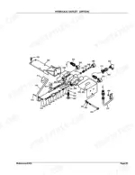 kubota-g4200h-tractor-parts-catalog-22010-hydraulic-parts-49.webp Kubota G4200H exploded view diagram of the optional hydraulic outlet assembly with numbered component parts.