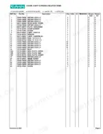 kubota-gc60b-grass-catcher-parts-catalog-100z0060-page-6.webp Kubota GC60B parts list table for cover, chaff screen, and related components including seals, labels, and chutes.