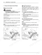 kubota-gr2020g-gr2120-gr2120au-lawn-and-garden-tractor-operator-manual-k1260-7121-4-operations-39.webp Kubota GR2020G, GR2120, GR2120AU operating instructions for speed control pedal and cruise control device.