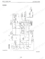 Kubota GR2100, GR2000G electrical system logic circuit wiring diagram showing switches, fuses, and relays.