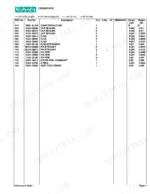 kubota-gr2100-riding-mower-parts-catalog-parts-list-6.webp Kubota GR2100 crankcase parts list table with reference numbers, part numbers, descriptions, quantities, and weights.