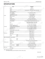 Kubota GR2100EC technical specifications table including engine, capacities, dimensions, and traveling system data.